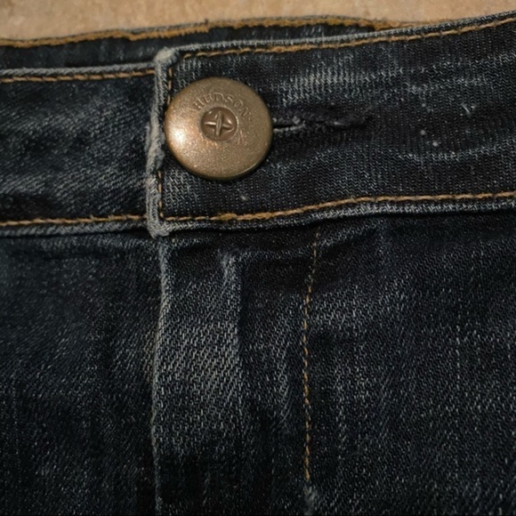 Hudson Denim Distressed Skirt Bandana size 28 - Picture 5 of 13